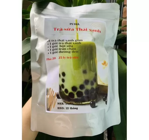 SET TRÀ SỮA THÁI XANH