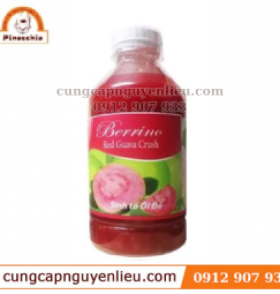 Mứt Sinh Tố Ổi Đỏ Berrino 1000ML