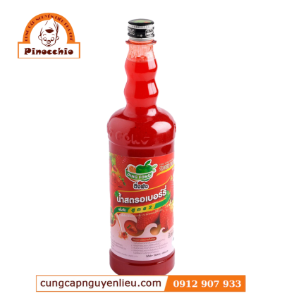 SI RÔ THÁI DING FONG - HƯƠNG DÂU 760ml