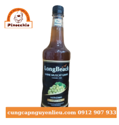 SIRÔ THÁI LONGBEACH - NHO MẪU ĐƠN 740ml
