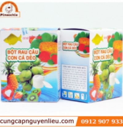 BỘT RAU CÂU CON CÁ DẺO (12 GÓI)