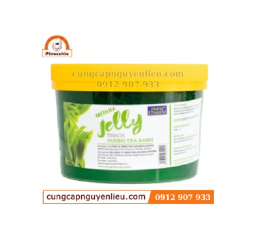 Thạch Jelly Hùng Chương trà xanh