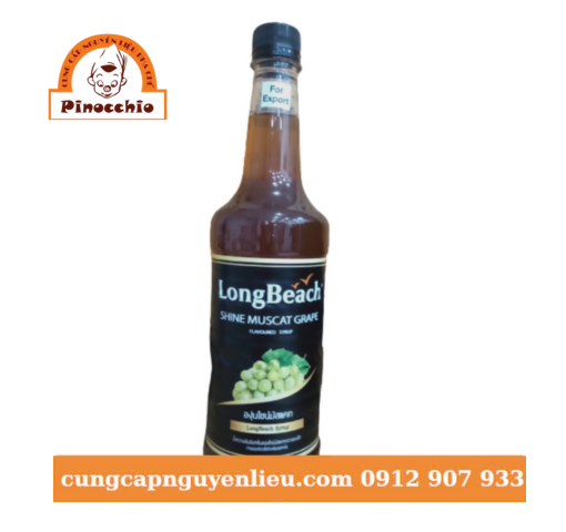 SIRÔ THÁI LONGBEACH - NHO MẪU ĐƠN 740ml