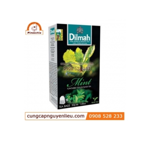 Trà túi lọc Dilmah bạc hà 20 gói